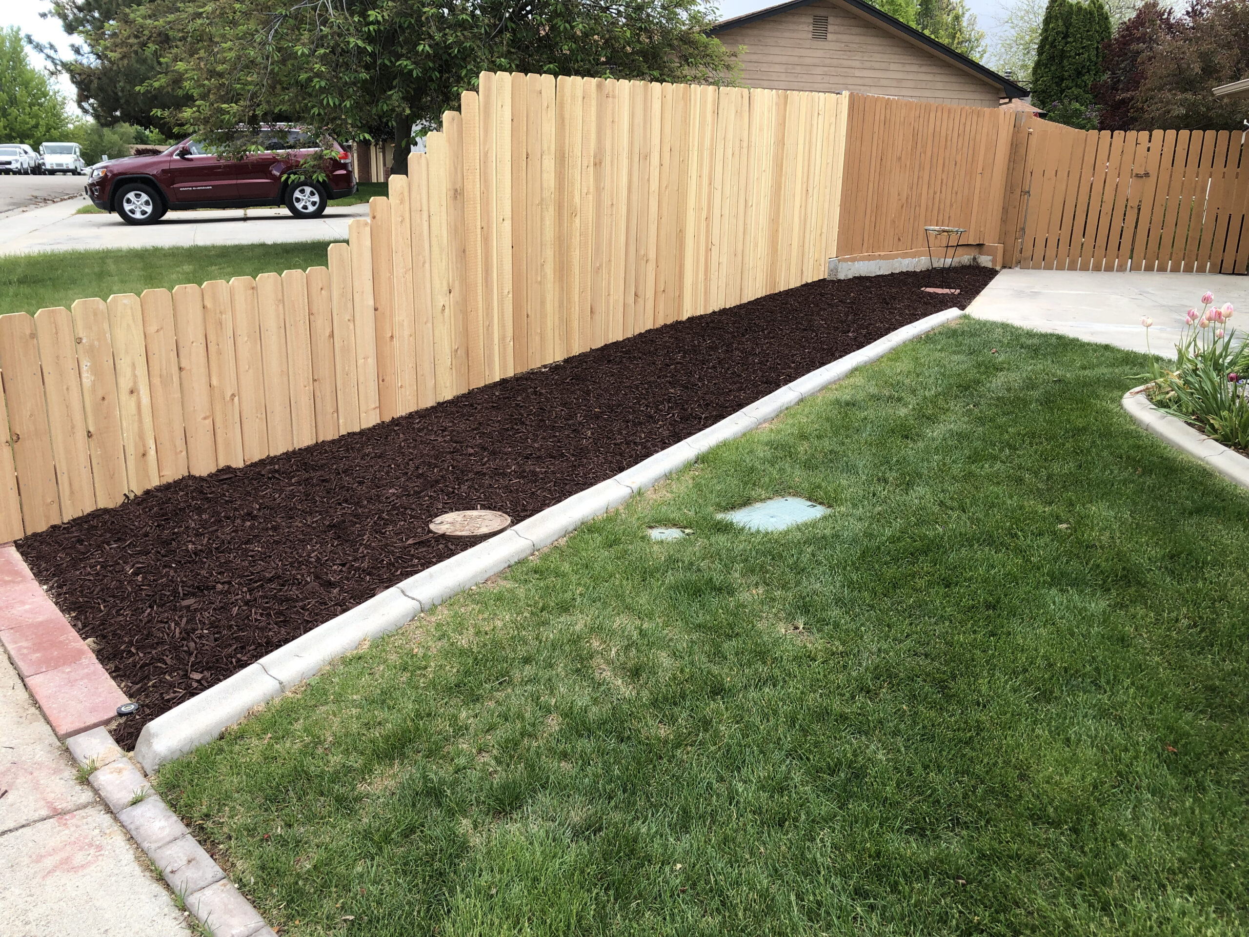 mulch installation showcase